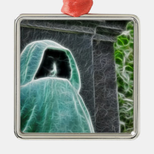 Not Today Satan Silbernes Ornament