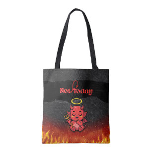 Not Today Satan-Taschentuch Tasche