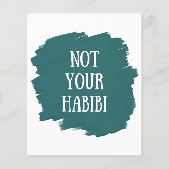 Not Your Habibi (Vorderseite)