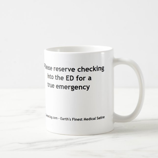 Notabteilungs-Triage Kaffeetasse (Rechts)