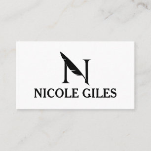 notaire de typographie moderne carte de visite
