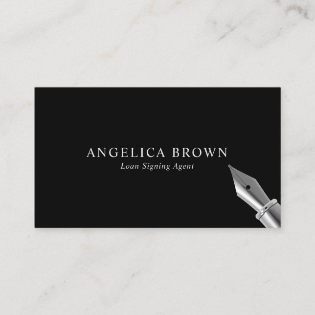 Notar-Agent Visitenkarte (Vorderseite)