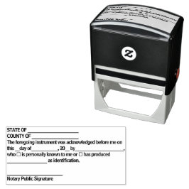 Notar-Bestätigung Selbstfarbige Briefmarke aus Kau Permastempel