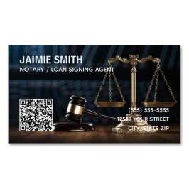 Notar Custom QR Magnetische Visitenkarte