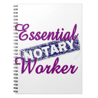Notar Essential Worker Notizblock