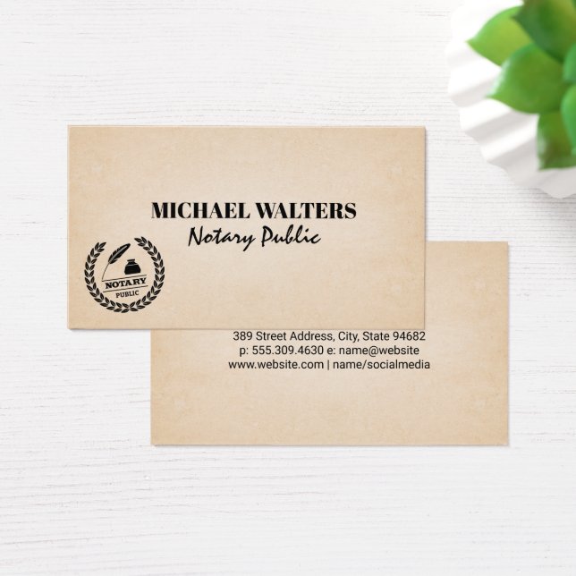 Notar-Logo für öffentliches Siegel (Schreibtisch)