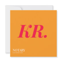 Notar Öffentlich Notar Unterschrift Monogramm oran