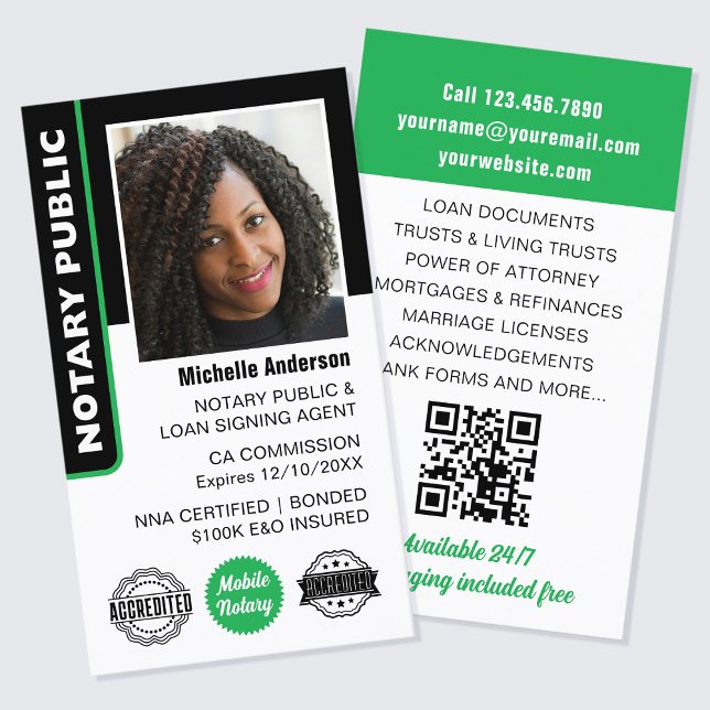 Notar öffentliche Darlehen Signierung Agent Foto I Visitenkarte (Von Creator hochgeladen)