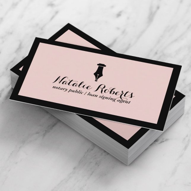 Notar Öffentlicher Kredit Signierung Agent Schlich Visitenkarte (Von Creator hochgeladen)