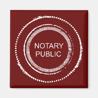 Notar Public Not Round Siegel