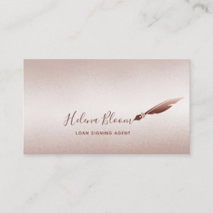 Notar-Signatur-Agent Wechselstifte Visitenkarte