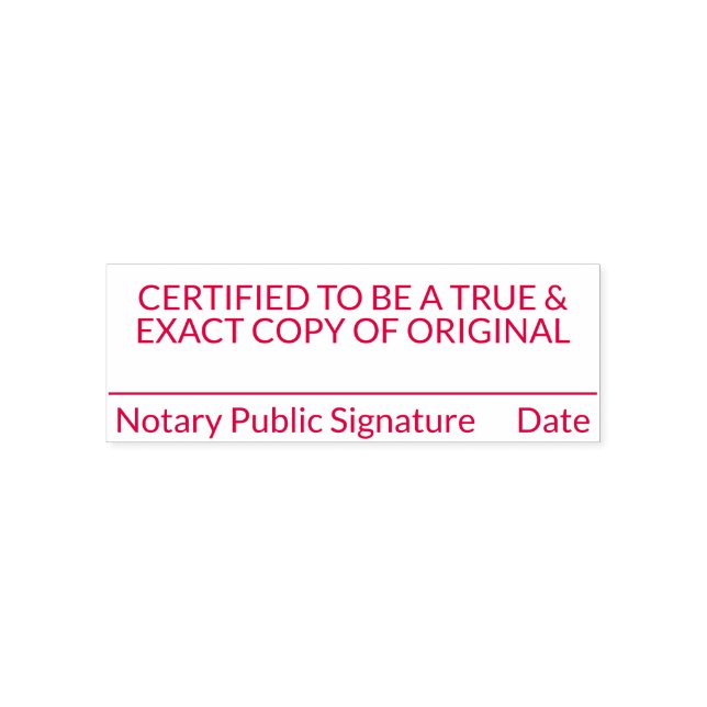 Notar-zertifizierte Briefmarke Permastempel (Design)