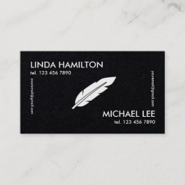 Notar: Zwei Namen Premium Visitenkarte