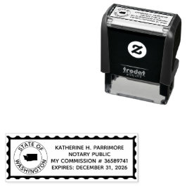Notare Briefmarke in Washington Permastempel