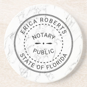 Notare öffentliche Briefmarke Elegante Moderner We Getränkeuntersetzer