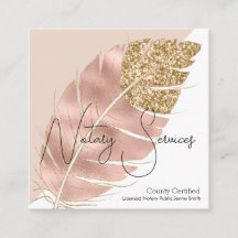 Notare Services Rosa Gold Glitzer Chic