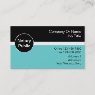 Notare Visitenkarten Visitenkarte