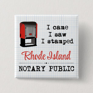 Notarinsel Came Saw gestanzt Button