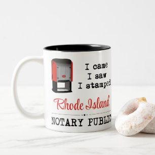Notarinsel Came Saw gestanzt Zweifarbige Tasse