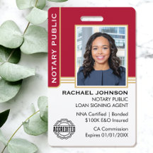 Notarkredit Signierung Agent ID Red Gold