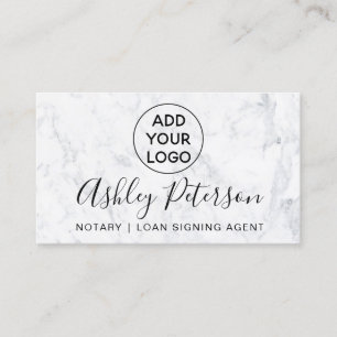 Notarlogotypographie-Marmorminimalist elegant Visitenkarte