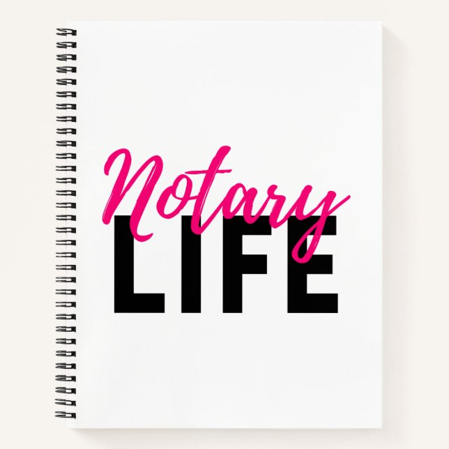Notary Life SpiralNotebook Notizbuch (Vorderseite)