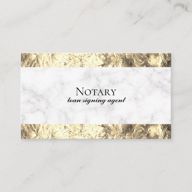 Notary Loan Signing Agent Beruflich Visitenkarte (Vorderseite)