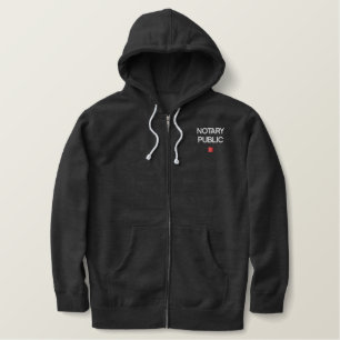 NOTARY / Men's Bestickter Hoodie