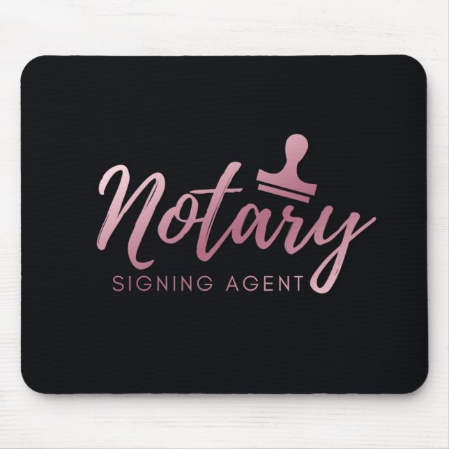 Notary Pink Mousepad (Vorne)