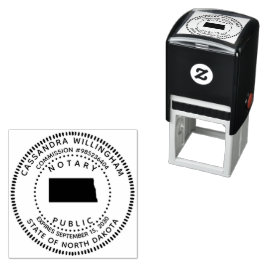 Notary Public North Dakota Permastempel