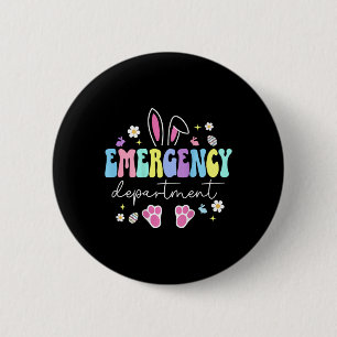 Notaufnahme Ostern Er Krankenschwester Notfallraum Button