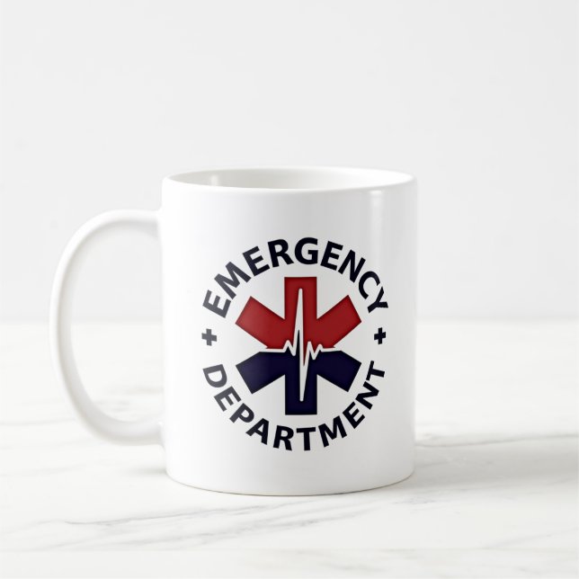 Notaufnahme – Personalisiert Kaffeetasse (Links)