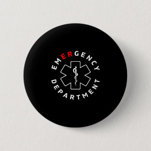 Notaufnahmeabteilung Er Rn Krankenschwester Retro Button