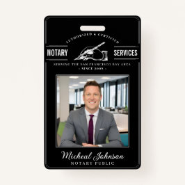 Notdienste Vintage Berufliche Black Custom Ausweis