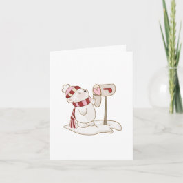 Note aimable Carte de voeux Valentine
