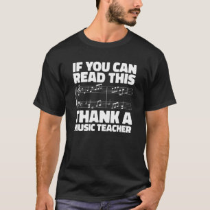 Note Bildung School Music Teacher T-Shirt