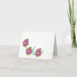 Note Card Blank inside/Asiatic Lilie Karte