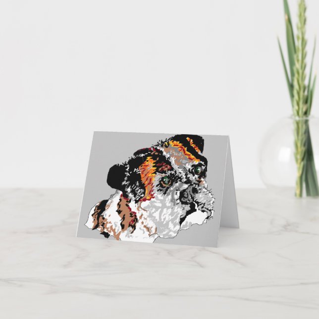 Note Card/Boxer Karte (Vorderseite)