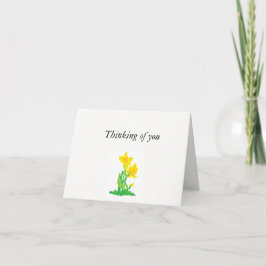 Note Card : Denken Sie an Sie Karte