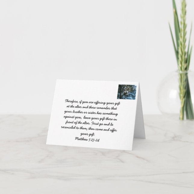 Note Card für Konfliktlösungen Karte (Vorderseite)