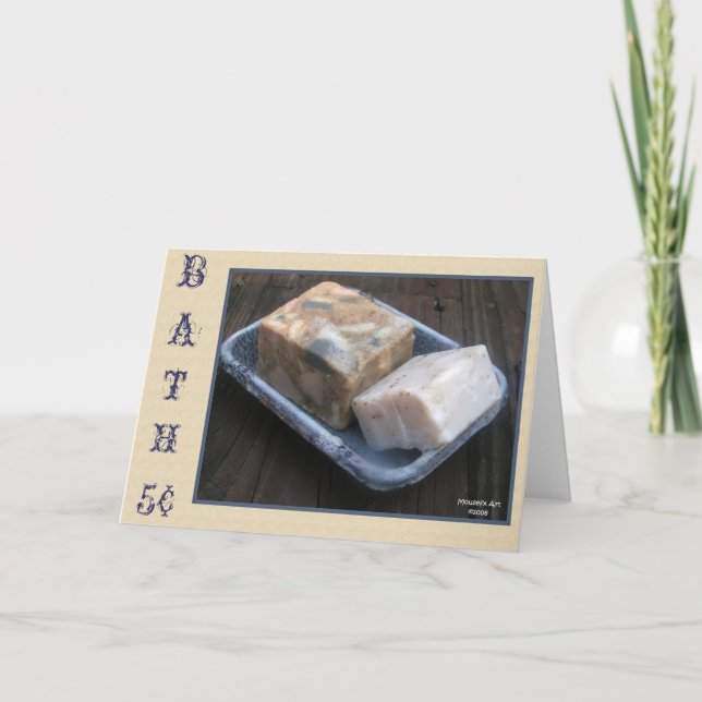 Note Card für primitive Bath Soaps Karte (Vorderseite)