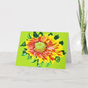 Note Card/gaillardia decke Blume für alle Jahre Karte