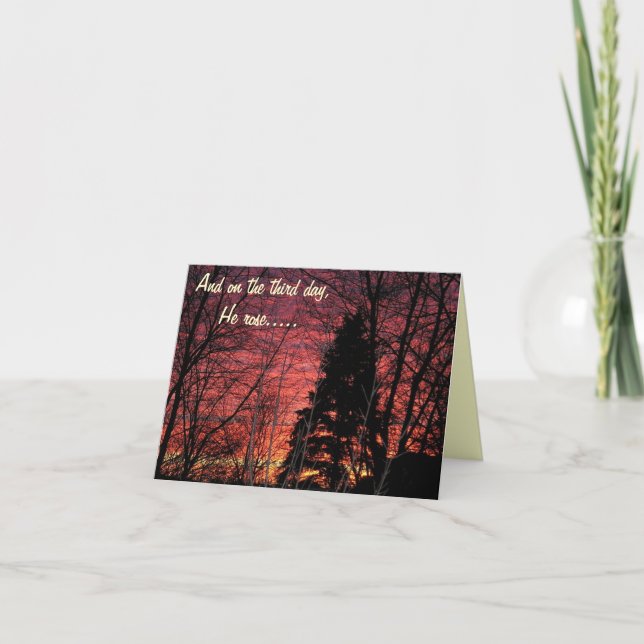 Note Card mit religiösem Thema Feiertagskarte (Vorderseite)