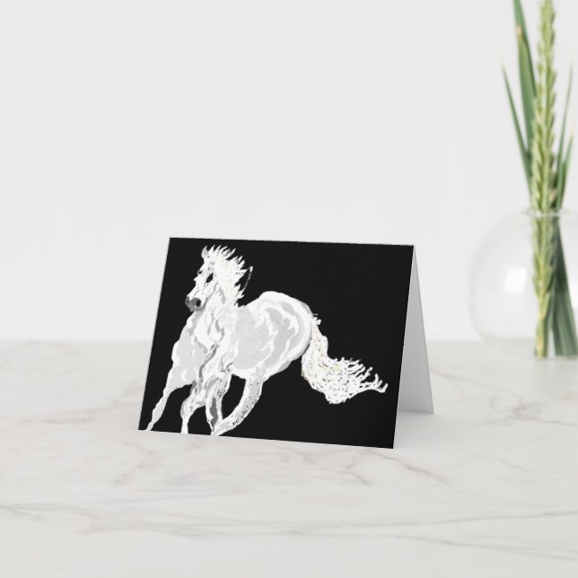Note Card Running Stallion (Vorderseite)