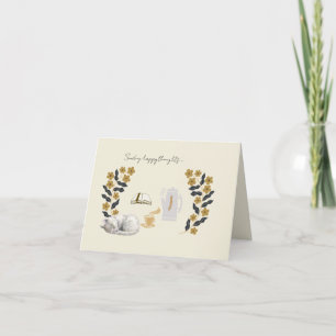 Note Card - Senden glücklicher Gedanken Dankeskarte