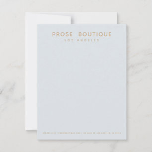Note Carte de remerciements Boutique Parisienne Si