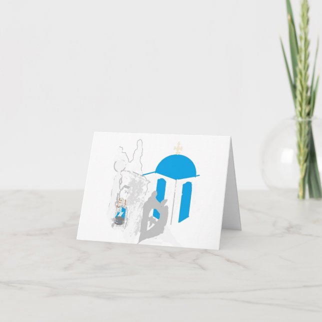 note Carte : Grec Church Paros Island (Devant)