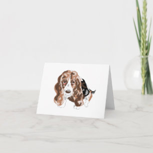 Note Carte Hound Dog