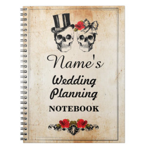 Note crème de planification de mariage de carnet