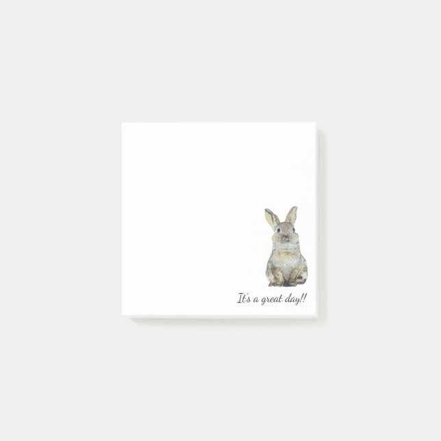 Note - Cute Bonnie Bunny Post-it Klebezettel (Vorderseite)